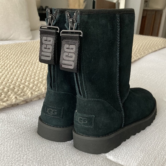 NWOT UGG Classic Short Logo Zip - Picture 3 of 14